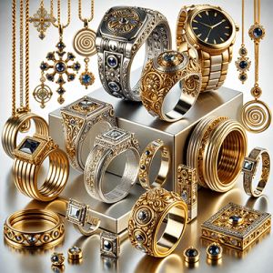 Luxurious vermeil silver jewlery